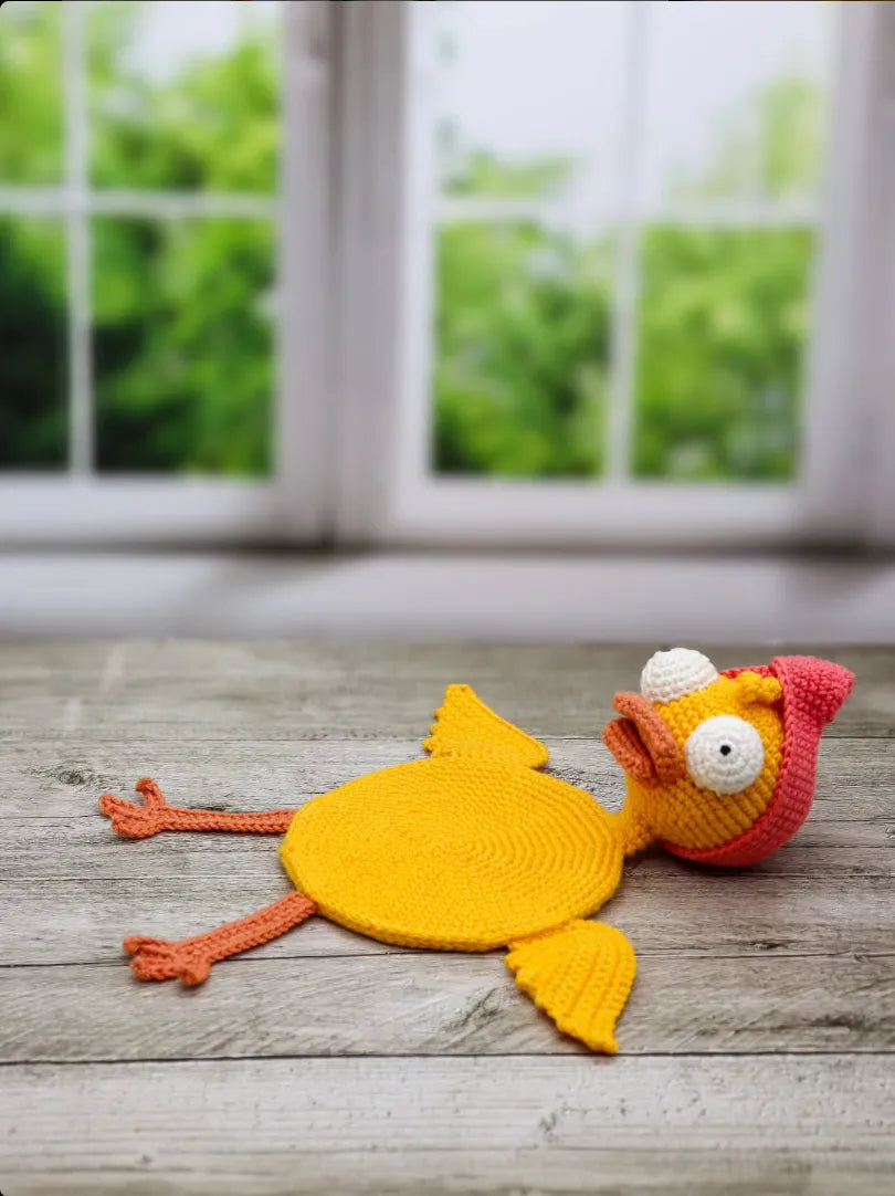 Funny Animal Crochet Coaster Pattern Set β Pig Chef, Duck & Lizard PDF Amigurumi Tutorial
