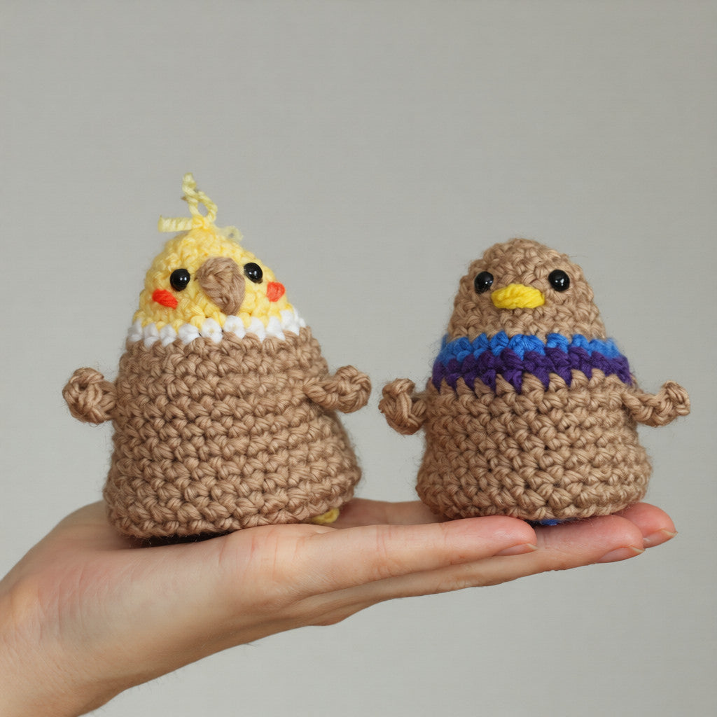 9-in-1 Reversible Bird Crochet Pattern Bundle (PDF) – Funny Amigurumi Birds
