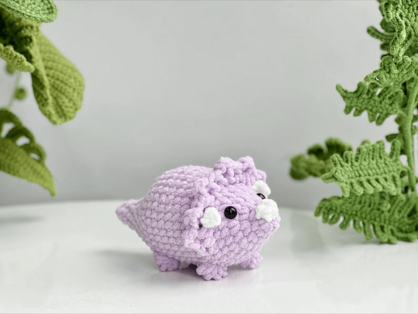 No-Sew Dinosaur Crochet Pattern Bundle – Triceratops, Tyrannosaurus, Stegosaurus | Amigurumi Jurassic World PDF