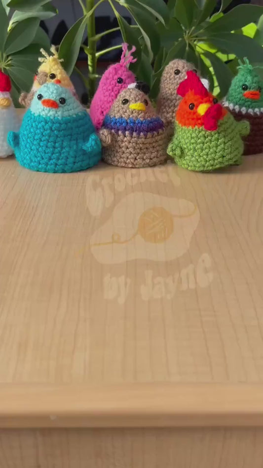 9-in-1 Reversible Bird Crochet Pattern Bundle (PDF) – Funny Amigurumi Birds